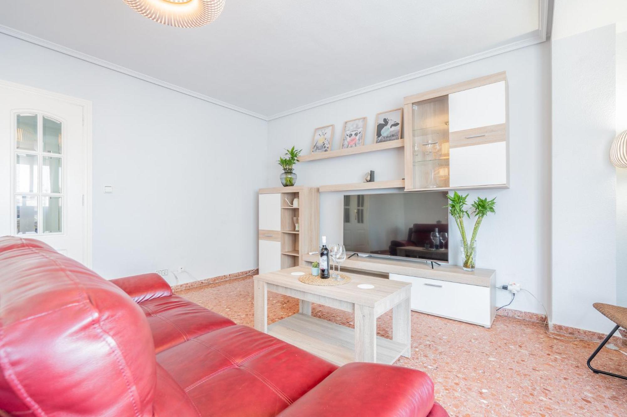 Apartamento Familiar En Avenida Del Puerto Валенсия Экстерьер фото